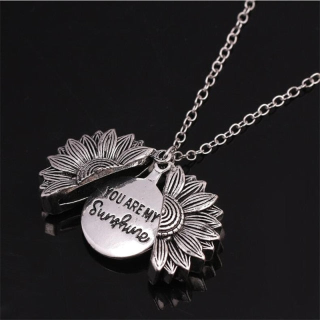 You Are My Sunshine Flower Necklace