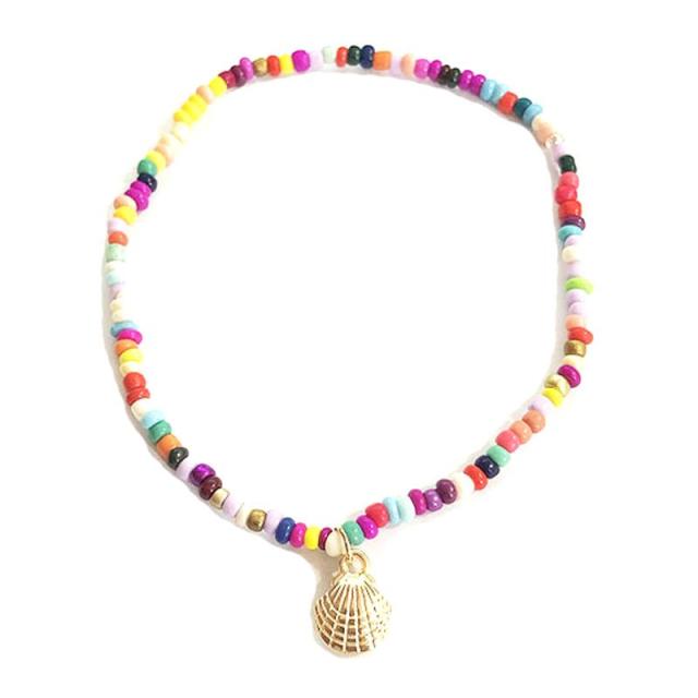 Bohemian Scallop Shell Anklet