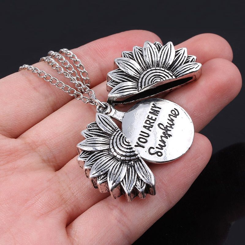 You Are My Sunshine Flower Necklace